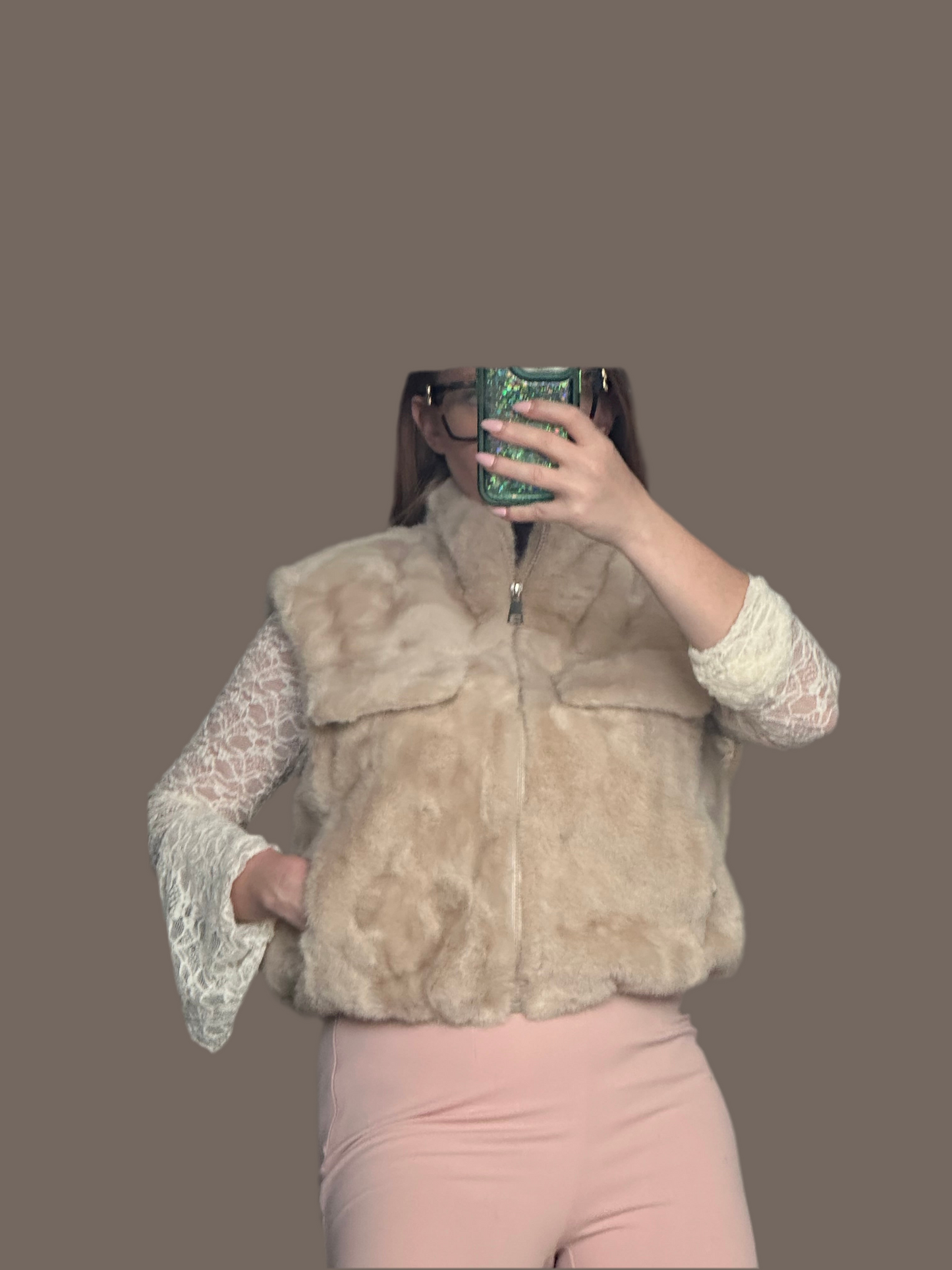 Gilet peluche