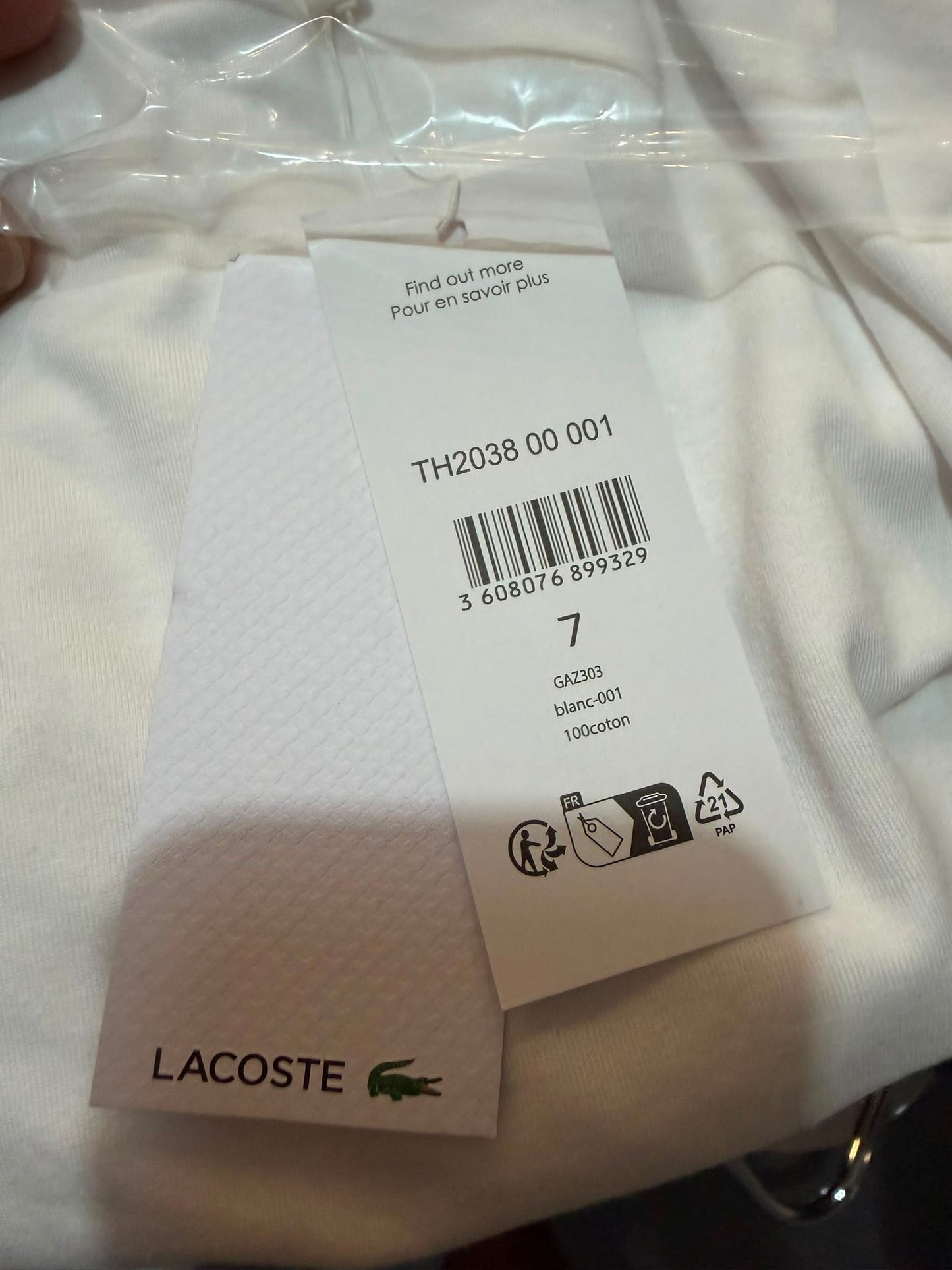 t-shirt lacoste